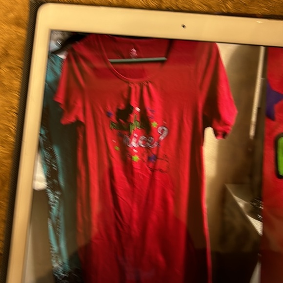 Ladies Night Shirt Christmas theme, sz small - Picture 2 of 6